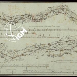 PIANO GENERALE DELLE LOCALITA' ATTRAVERSATE DALLA LINEA DI STRADA FERRATA DA TORINO A GENOVA COLL'ALTRO DI QUELLE ATTRAVERSATE DALLA DIRAMAZIONE DA ALESSANDRIA AD ARONA CON INDICAZIONE DELLE STAZIONIi.