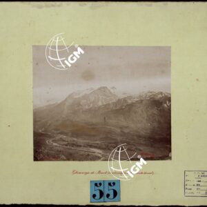 TRENTADUE PANORAMI FOTOGRAFICI ESEGUITI DAL TENENTE DI STATO MAGGIORE SIG. MANZI NEL 1876, PER STUDI SULLA FOTOTOPOGRAFIA - GHIACCIAJO DI BART (FOTOGRAFIA ESEGUITA A 2800 M. SUL LIVELLO DEL MARE).