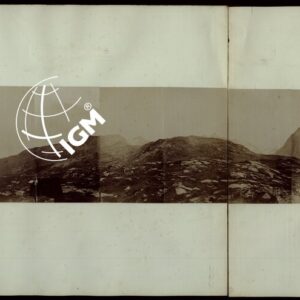 TRENTADUE PANORAMI FOTOGRAFICI ESEGUITI DAL TENENTE DI STATO MAGGIORE SIG. MANZI NEL 1876, PER STUDI SULLA FOTOTOPOGRAFIA - PANORAMA DEL PICCOLO MONCENISIO (STAZIONE SUL COLLE)