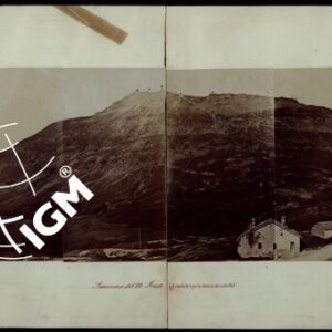TRENTADUE PANORAMI FOTOGRAFICI ESEGUITI DAL TENENTE DI STATO MAGGIORE SIG. MANZI NEL 1876, PER STUDI SULLA FOTOTOPOGRAFIA - PANORAMA DEL M. FROID (ELEMENTO N.1 PER LA STAZIONE DI CONTROLLO)