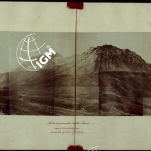 TRENTADUE PANORAMI FOTOGRAFICI ESEGUITI DAL TENENTE DI STATO MAGGIORE SIG. MANZI NEL 1876, PER STUDI SULLA FOTOTOPOGRAFIA - FALDA MERIDIONALE DEL M. FROID ESEGUITO A 2400 m. SUL LIVELLO DEL MARE IN OCCASIONE DELLE ESPERIENZE DI FOTO-TOPOGRAFIA