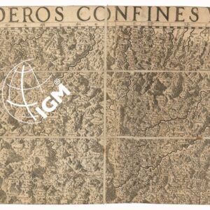 CARTA DE LA RIVERA DE GENOVA CON SUS VERDADEROS CONFINES Y CAMINOS TOPOGRAPHIA DE LA LIGURIA DEDICADA A LCELL.MO SENOR CONDE DE MELGAR GOVERNADORY CAPITAN GENERAL DEL ESTADO DE MILAN POR D. JOSEPH CHAFRION ING. DEL EX QHIZOY DEL MDCLXXXV - FOGLIO 2