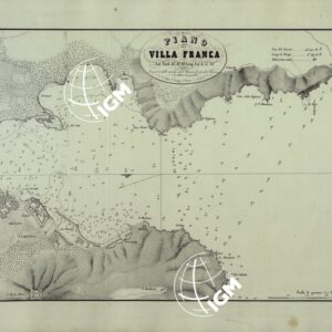 PORTOLANO DELLA LIGURIA - PIANO DI VILLAFRANCA (NIZZA)