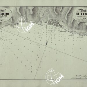 PORTOLANO DELLA LIGURIA - RADA DI PORTO MAURIZIO E RADA DI ONEGLIA.