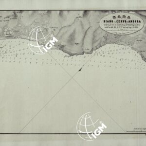 PORTOLANO DELLA LIGURIA - RADA DIANO IL CERVO E ANDORA.