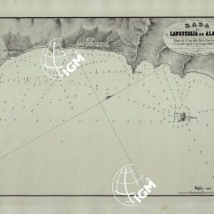 PORTOLANO DELLA LIGURIA - RADA DILANGUEGLIA ED ALASSIO.