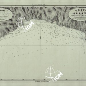 PORTOLANO DELLA LIGURIA - GOLFO DI GENOVA