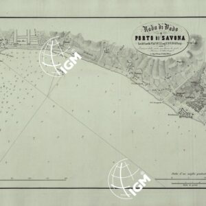 PORTOLANO DELLA LIGURIA - RADA DI VADO E PORTO DI SAVONA
