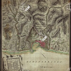 CARTA MILITARE DI GENOVA E SUOI CONTORNI - PINCHETTI G. GIUSEPPE  CANIANI INC.