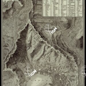 PIANTA DELLA CITTA' DI GENOVA