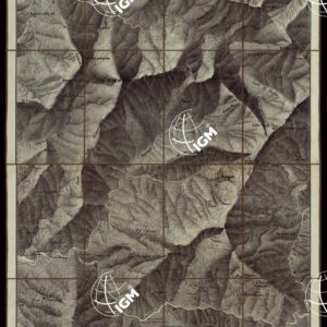 CARTA TOPOGRAFICA DEI DINTORNI DI GENOVA (PARTE NORD-EST) ALLA SCALA DI 1 al 9450 LITOGRAFIZZATA NEL 1851 - Fog. N.°3.