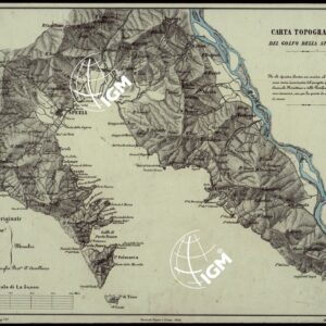 CARTA TOPOGRAFICA DEL GOLFO DELLA SPEZIA