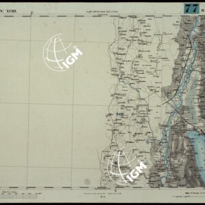 CARTA TOPOGRAFICA DEGLI STATI IN TERRAFERMA DI S.M. IL RE DI SARDEGNA ALLA SCALA DI 1A 50.000. OPERA DEL CORPO REALE DELLO STATO MAGGIORE - FOGLIO N.°XVIII RUFFIEUX