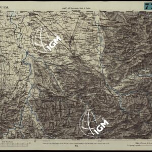 CARTA TOPOGRAFICA DEGLI STATI IN TERRAFERMA DI S.M. IL RE DI SARDEGNA ALLA SCALA DI 1A 50.000. OPERA DEL CORPO REALE DELLO STATO MAGGIORE - FOGLIO N.°LXI  NOVI