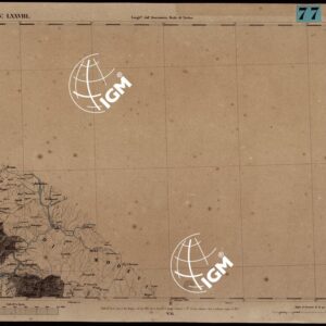 CARTA TOPOGRAFICA DEGLI STATI IN TERRAFERMA DI S.M. IL RE DI SARDEGNA ALLA SCALA DI 1A 50.000. OPERA DEL CORPO REALE DELLO STATO MAGGIORE - FOGLIO N.°LXXXVIII BOLLANO