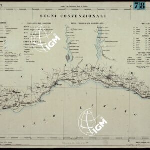CARTA TOPOGRAFICA DEGLI STATI IN TERRAFERMA DI S.M. IL RE DI SARDEGNA ALLA SCALA DI 1.A 50.000. OPERA DEL CORPO REALE DELLO STATO MAGGIORE - FOGLIO N.°2. LAUSANNE