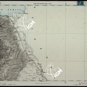 CARTA TOPOGRAFICA DEGLI STATI IN TERRAFERMA DI S.M. IL RE DI SARDEGNA ALLA SCALA DI 1.A 50.000. OPERA DEL CORPO REALE DELLO STATO MAGGIORE - FOGLIO N.°7. SANT GINGOLPH