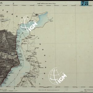 CARTA TOPOGRAFICA DEGLI STATI IN TERRAFERMA DI S.M. IL RE DI SARDEGNA ALLA SCALA DI 1.A 50.000. OPERA DEL CORPO REALE DELLO STATO MAGGIORE - FOGLIO N.°17. CANNOBIO + DOCEMENTO DI AGGIORNAMENTO