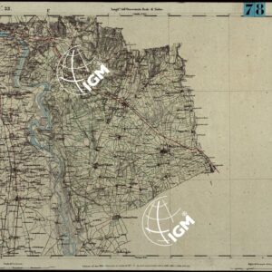 CARTA TOPOGRAFICA DEGLI STATI IN TERRAFERMA DI S.M. IL RE DI SARDEGNA ALLA SCALA DI 1.A 50.000. OPERA DEL CORPO REALE DELLO STATO MAGGIORE - FOGLIO N.°33.  OLEGGIO + DOCUMENTO DI AGGIORNAMENTO