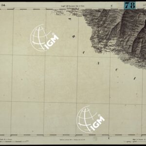 CARTA TOPOGRAFICA DEGLI STATI IN TERRAFERMA DI S.M. IL RE DI SARDEGNA ALLA SCALA DI 1.A 50.000. OPERA DEL CORPO REALE DELLO STATO MAGGIORE - FOGLIO N.°34. LES ECHELLES