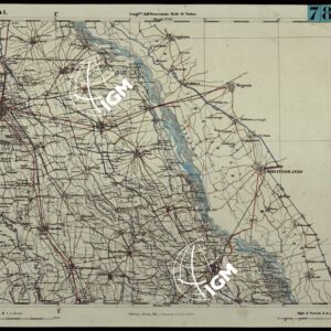 CARTA TOPOGRAFICA DEGLI STATI IN TERRAFERMA DI S.M. IL RE DI SARDEGNA ALLA SCALA DI 1.A 50.000. OPERA DEL CORPO REALE DELLO STATO MAGGIORE - FOGLIO N.°41. NOVARA + DOCUMENTO DI AGGIORNAMENTO PARTE OCCIDENTALE E ORIENTALE