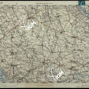 CARTA TOPOGRAFICA DEGLI STATI IN TERRAFERMA DI S.M. IL RE DI SARDEGNA ALLA SCALA DI 1.A 50.000. OPERA DEL CORPO REALE DELLO STATO MAGGIORE - FOGLIO N.°48  MORTARA + DOCUMENTO DI AGGIORNAMENTO PARTE OCCIDENTALE E ORIENTALE