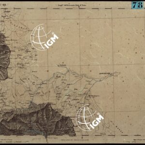 CARTA TOPOGRAFICA DEGLI STATI IN TERRAFERMA DI S.M. IL RE DI SARDEGNA ALLA SCALA DI 1.A 50.000. OPERA DEL CORPO REALE DELLO STATO MAGGIORE - FOGLIO N.°69. MONTE PENNA + DOCUMENTO DI AGGIORNAMENTO PARTE OCCIDENTALE E ORIENTALE