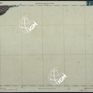 CARTA TOPOGRAFICA DEGLI STATI IN TERRAFERMA DI S.M. IL RE DI SARDEGNA ALLA SCALA DI 1.A 50.000. OPERA DEL CORPO REALE DELLO STATO MAGGIORE - FOGLIO N.°75. - VARAZZE + DOCUMENTO DI AGGIORNAMENTO UNICO