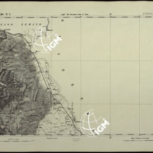 CARTA TOPOGRAFICA DEGLI STATI IN TERRAFERMA DI S.M. IL RE DI SARDEGNA ALLA SCALA DI 1.A 50.000. OPERA DEL CORPO REALE DELLO STATO MAGGIORE - FOGLIO N.°7. SANT GINGOLPH