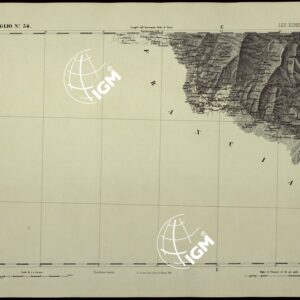 CARTA TOPOGRAFICA DEGLI STATI IN TERRAFERMA DI S.M. IL RE DI SARDEGNA ALLA SCALA DI 1.A 50.000. OPERA DEL CORPO REALE DELLO STATO MAGGIORE - FOGLIO N.°34.  LES ECHELLES