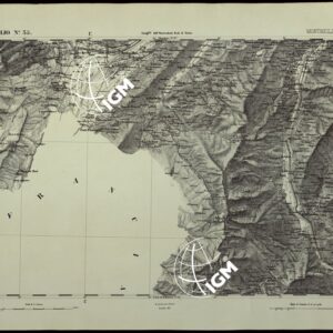 CARTA TOPOGRAFICA DEGLI STATI IN TERRAFERMA DI S.M. IL RE DI SARDEGNA ALLA SCALA DI 1.A 50.000. OPERA DEL CORPO REALE DELLO STATO MAGGIORE - FOGLIO N.°35.  MONTMEILLAN