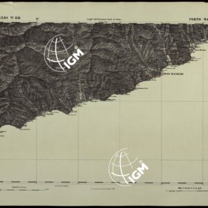 CARTA TOPOGRAFICA DEGLI STATI IN TERRAFERMA DI S.M. IL RE DI SARDEGNA ALLA SCALA DI 1.A 50.000. OPERA DEL CORPO REALE DELLO STATO MAGGIORE - FOGLIO N.°88. PORTO MAURIZIO
