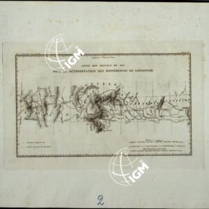 LIGNES DES SIGNAUX DE FEU POUR LA DETERMINATION DES DIFFERENCES DE LONGITUDE - FOGLIO 2