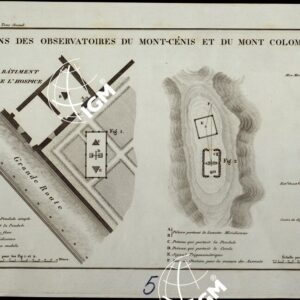 PLANS DES OBSERVATO IRES DU MONT-CENIS ET DU MONT COLOMBIER - FOGLIO 5