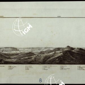 L'HORIZON DU MONT COLOMBIER DU NIVEAU DE LA MER - FOGLIO 8 2B