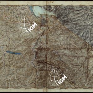 CARTA COROGRAFICA DEI VERSANTI SETTENTRIONALI E MERIDIONALI DELLE ALPI RETICHE CARNICHE E GIULIE IN 25 FOGLI - FOGLIO A.2 COIRA