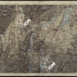 CARTA COROGRAFICA DEI VERSANTI SETTENTRIONALI E MERIDIONALI DELLE ALPI RETICHE CARNICHE E GIULIE IN 25 FOGLI - FOGLIO B.1 MONACO