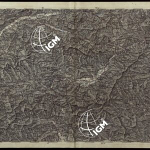 CARTA COROGRAFICA DEI VERSANTI SETTENTRIONALI E MERIDIONALI DELLE ALPI RETICHE CARNICHE E GIULIE IN 25 FOGLI - FOGLIO D.2 BRUCK