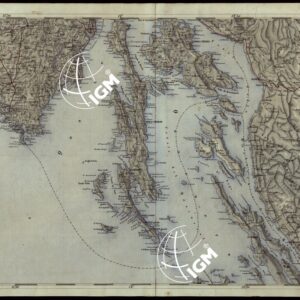 CARTA COROGRAFICA DEI VERSANTI SETTENTRIONALI E MERIDIONALI DELLE ALPI RETICHE CARNICHE E GIULIE IN 25 FOGLI - FOGLIO D.5 POLA