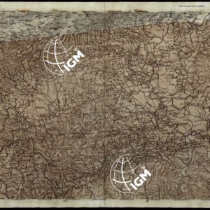 CARTA COROGRAFICA DEI VERSANTI SETTENTRIONALI E MERIDIONALI DELLE ALPI RETICHE CARNICHE E GIULIE IN 25 FOGLI - FOGLIO E.4 AGRAM