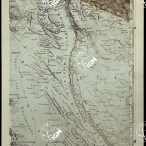CARTA COROGRAFICA DEI VERSANTI SETTENTRIONALI E MERIDIONALI DELLE ALPI RETICHE, CARNICHE E GIULIE - Pola