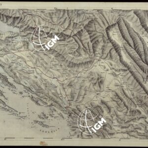 CARTA COROGRAFICA DEI VERSANTI SETTENTRIONALI E MERIDIONALI DELLE ALPI RETICHE, CARNICHE E GIULIE - Foglio 23 Sebenico
