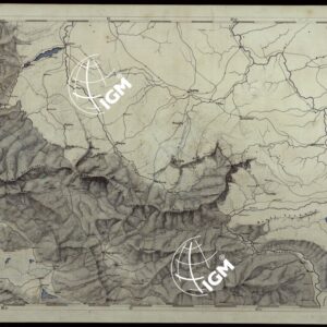 CARTA COROGRAFICA DEI VERSANTI SETTENTRIONALI E MERIDIONALI DELLE ALPI RETICHE, CARNICHE E GIULIE