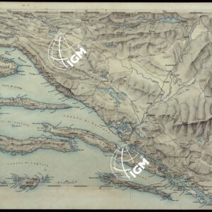 CARTA COROGRAFICA DEI VERSANTI SETTENTRIONALI E MERIDIONALI DELLE ALPI RETICHE, CARNICHE E GIULIE