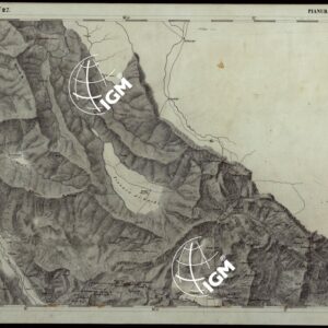 CARTA COROGRAFICA DEI VERSANTI SETTENTRIONALI E MERIDIONALI DELLE ALPI RETICHE, CARNICHE E GIULIE - Foglio 27 Pianura di Gasko