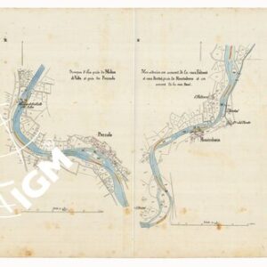 PROGETTI DI CONFINE INTORNO A PESCHIERA ANNEXS DE LA CARTE TOPOGRAPHIQUE