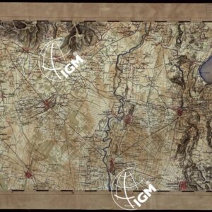 CARTA TOPOGRAFICA DEL REGNO LOMBARDO-VENETO - FOGLIO F.8
