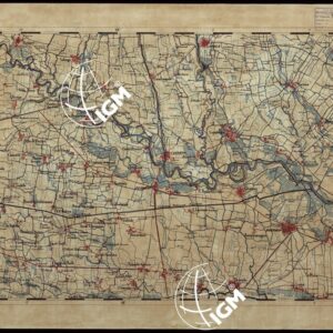 CARTA TOPOGRAFICA DEL REGNO LOMBARDO-VENETO - FOGLIO F.10
