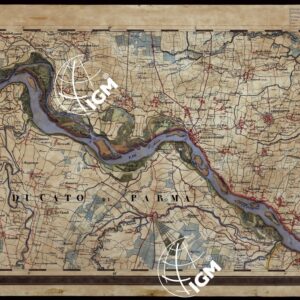 CARTA TOPOGRAFICA DEL REGNO LOMBARDO-VENETO - FOGLIO F.11