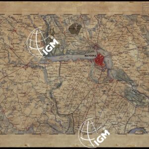 CARTA TOPOGRAFICA DEL REGNO LOMBARDO-VENETO - Foglio G.10